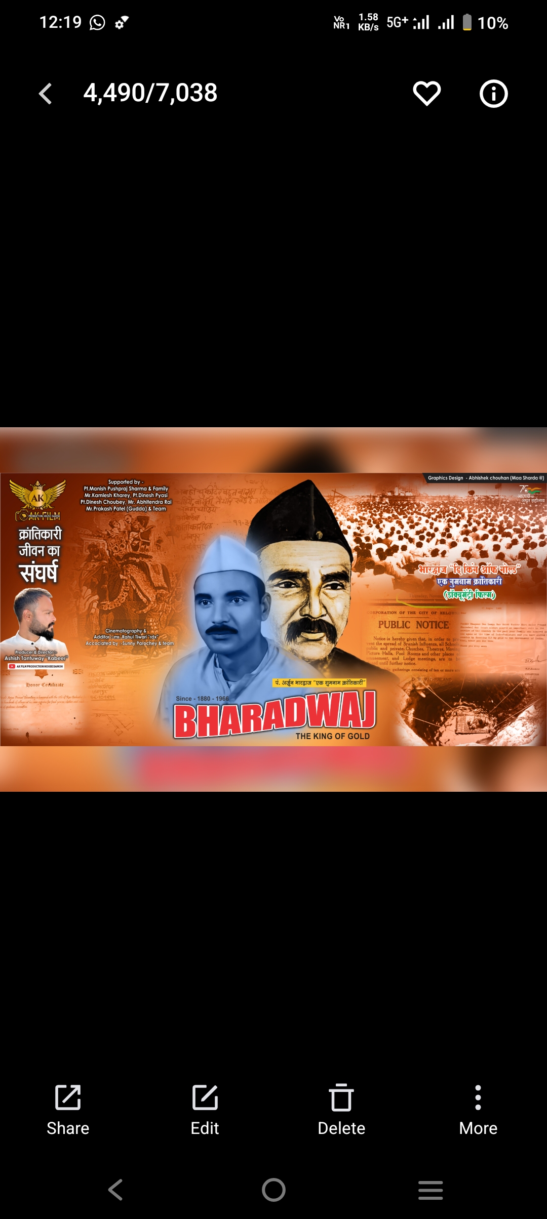 Bharadwaj "The king of gold"